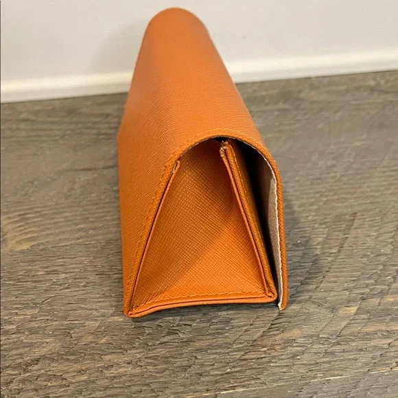TORY BURCH Orange Sunglasses Case - Picture 4 of 7